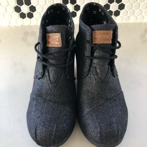 Toms Wedge Booties